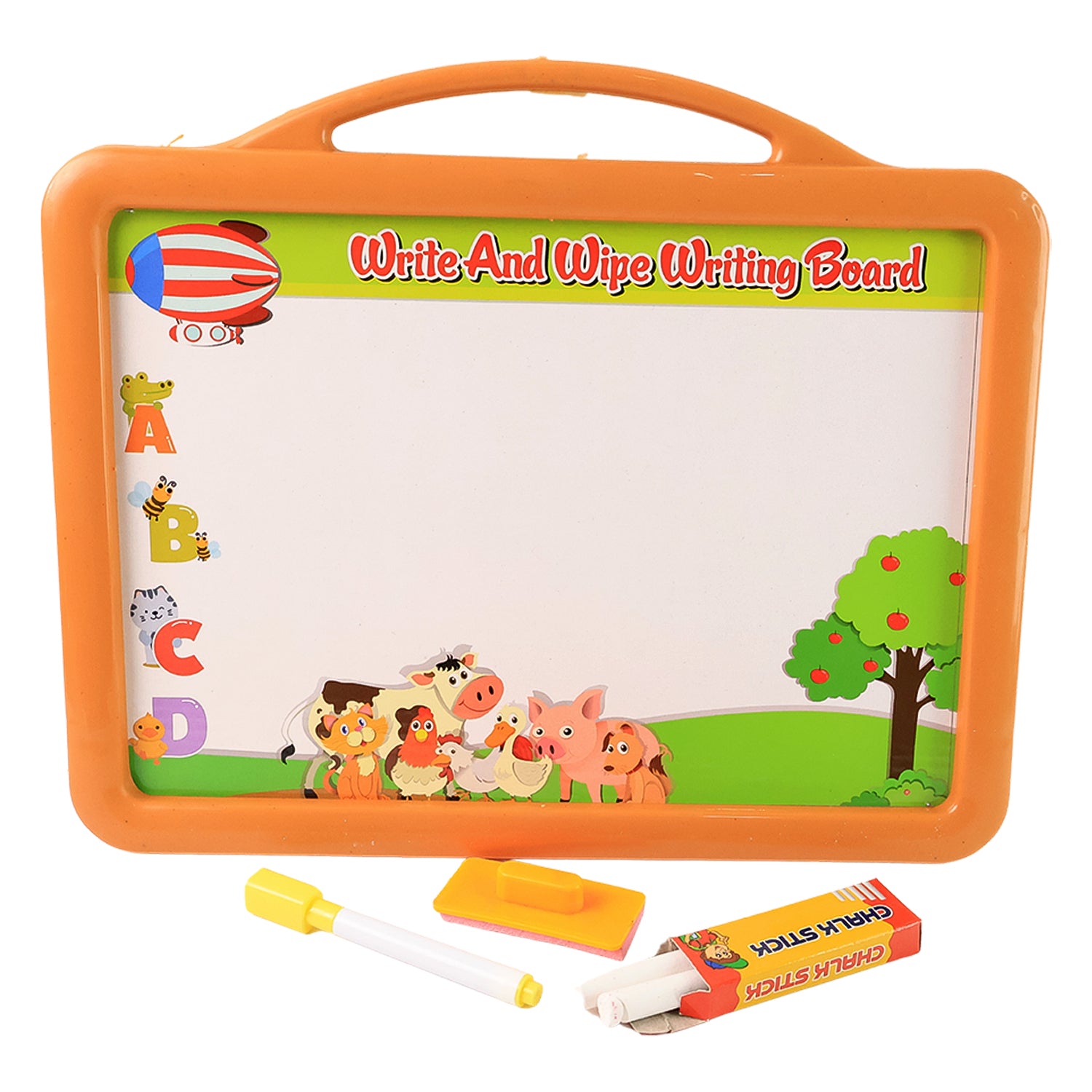 2-in-1 Double-sided Write And Wipe Educational Drawing Board For Kids (1 Set) 2-in-1 Double-sided Write And Wipe Educational Drawing Board For Kids (1 Set)